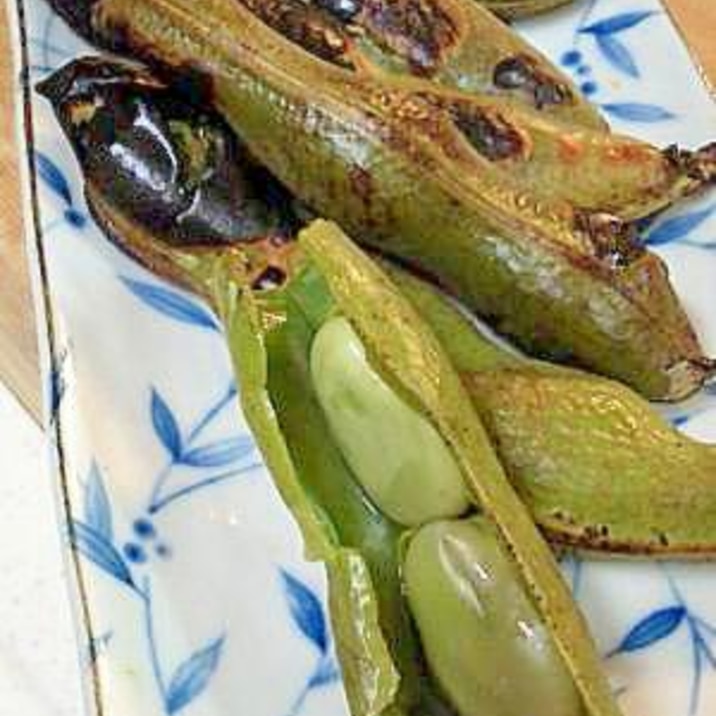 そのまま焼くだけで しっとりそらまめ に変身 レシピ 作り方 By コーヒー好き3224 楽天レシピ